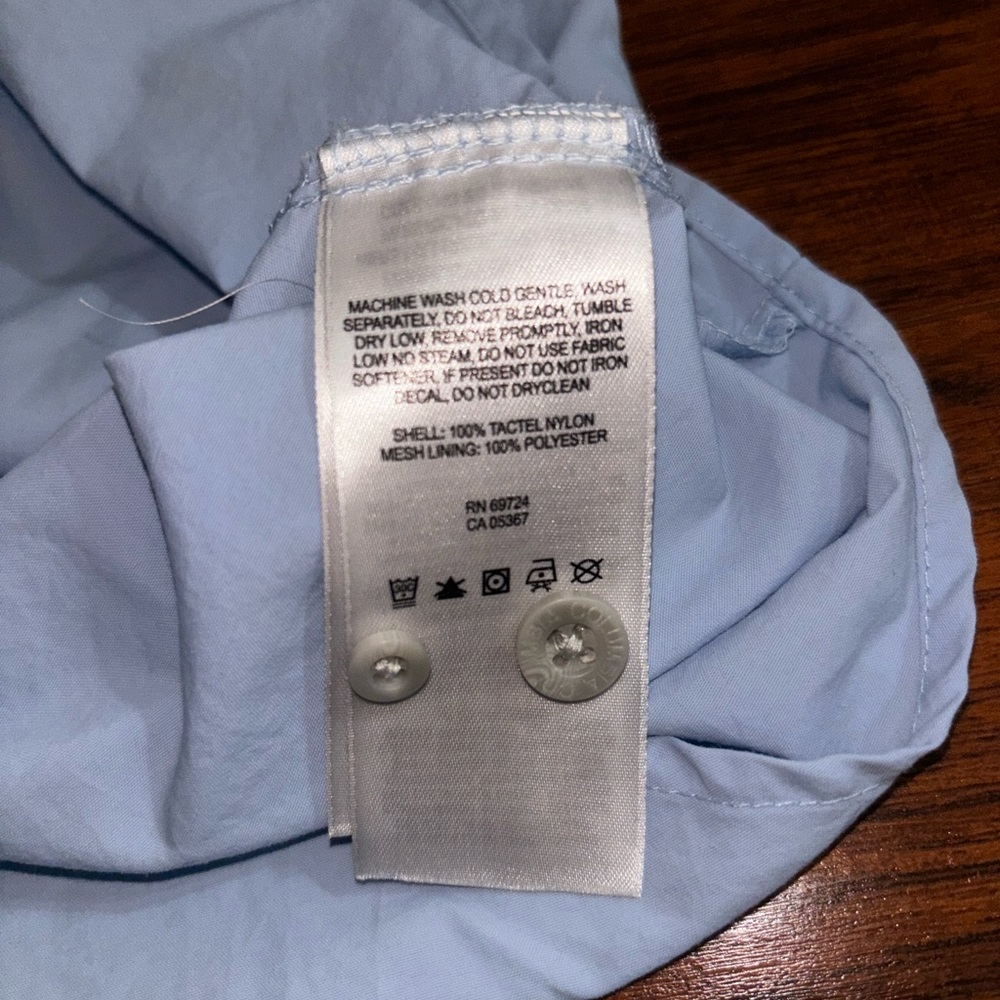 Columbia PFG Bahama II Fishing Shirt Short Sleeve Men’s Button-Down Sky Blue - Picture 6 of 7